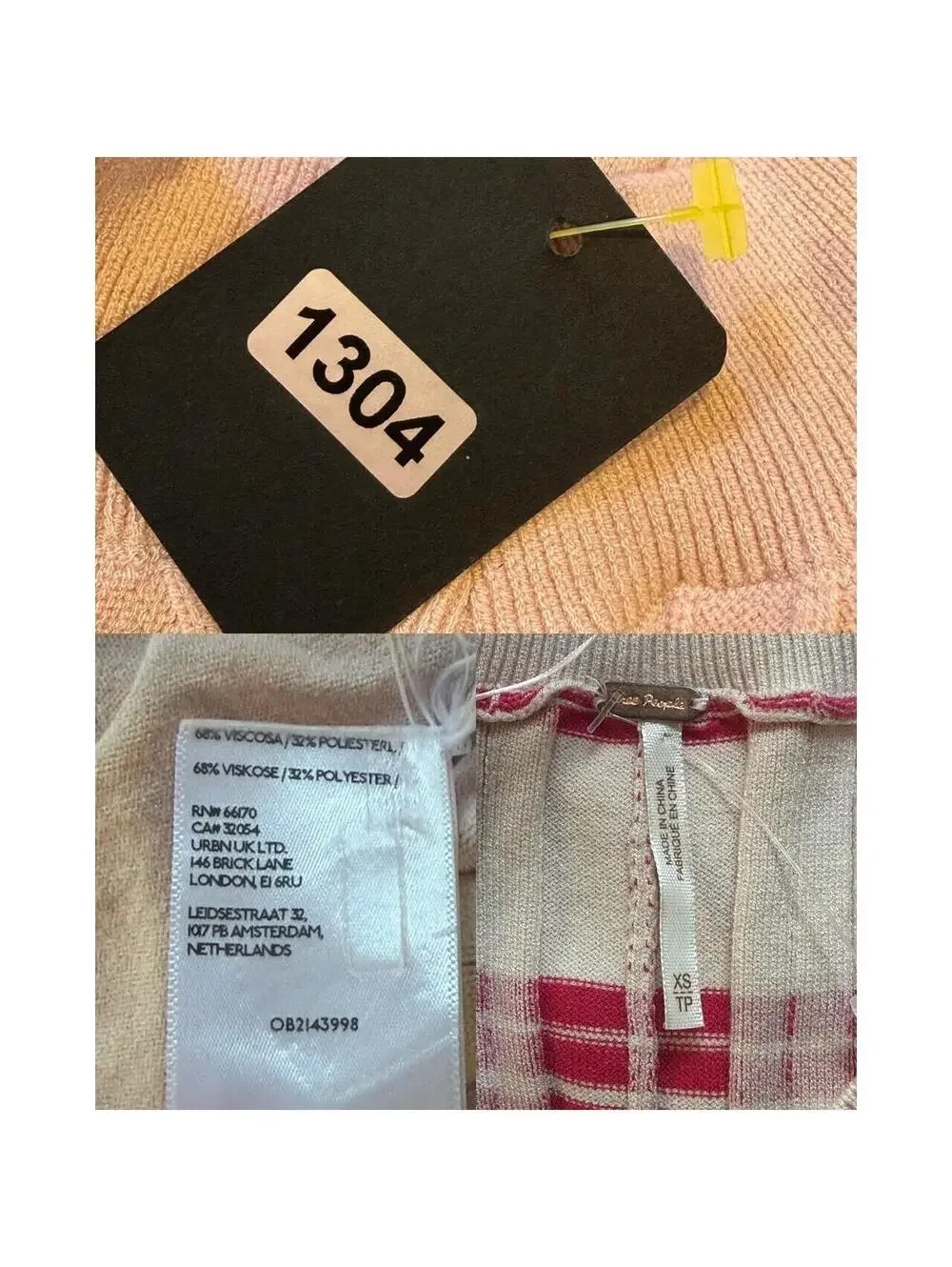 Free People Lewis Plaid Sweater Knit Romper red motif combo SIZE XS #1304